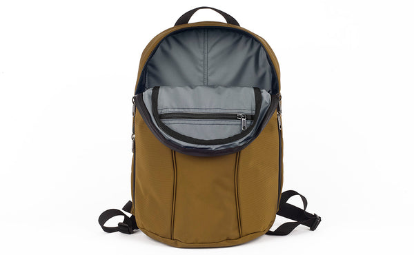 The Luminary 15 in Coyote (brown) 525 Ballistic with an Cloud (light grey) 210 Ballistic interior.